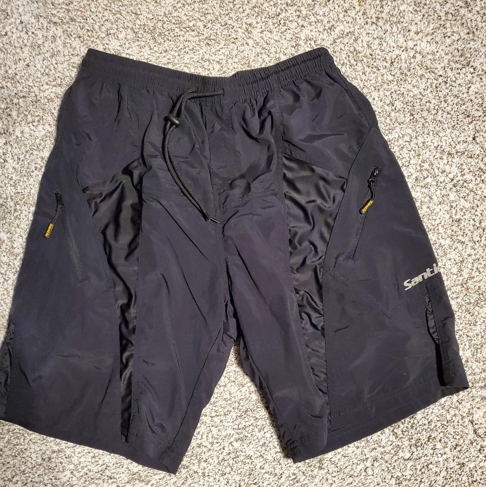 Mens padded shorts for cycling